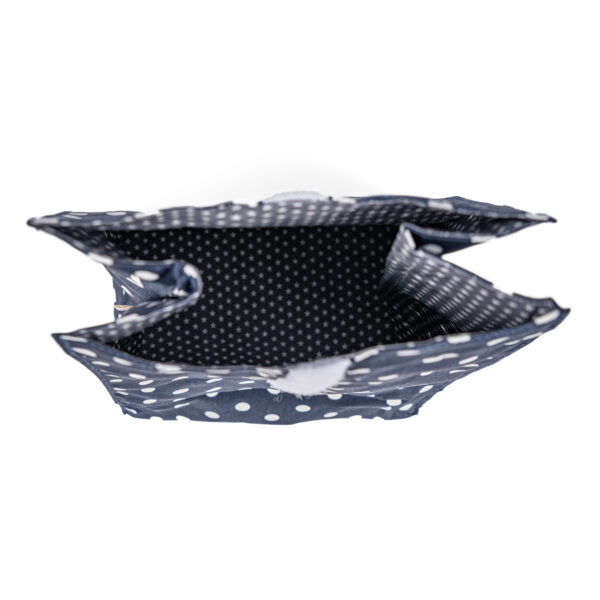 Lunchbag blau-weiß gepunktet L-02 – Bild 7