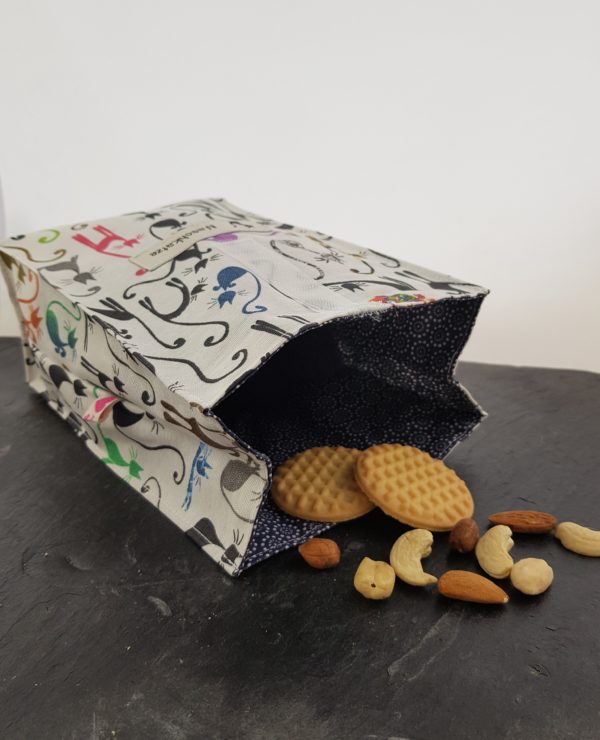 Snackbag "Naschkatze" Motiv retro Katzen S-06 – Bild 14