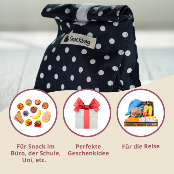 Snackbag / Motiv pünktchen S-02 – Bild 3