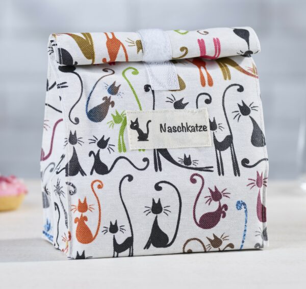 Snackbag "Naschkatze" Motiv retro Katzen S-06