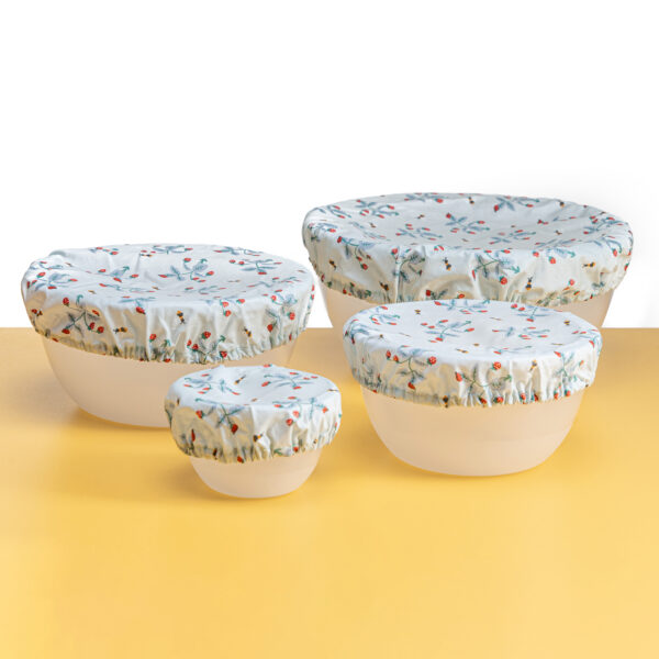 Abdeckhauben 4er Set - mini Bienen/Blümchen – Bild 7
