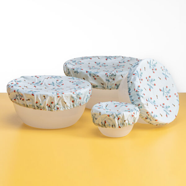Abdeckhauben 4er Set - mini Bienen/Blümchen – Bild 5