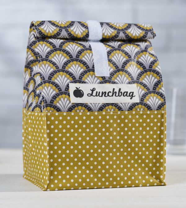 Lunchbag retro gelb L-07