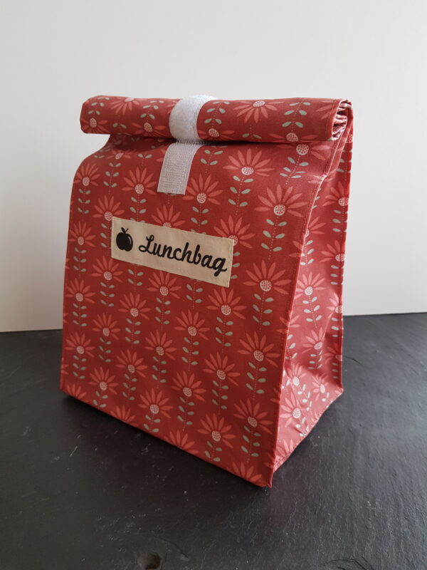 Lunchbag terra retro Blumen