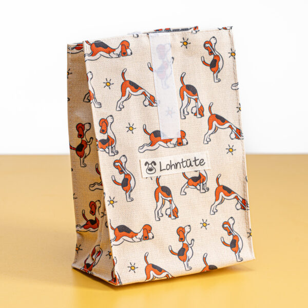 Snackbag "Lohntüte" Motiv Hundejoga S-16 – Bild 6