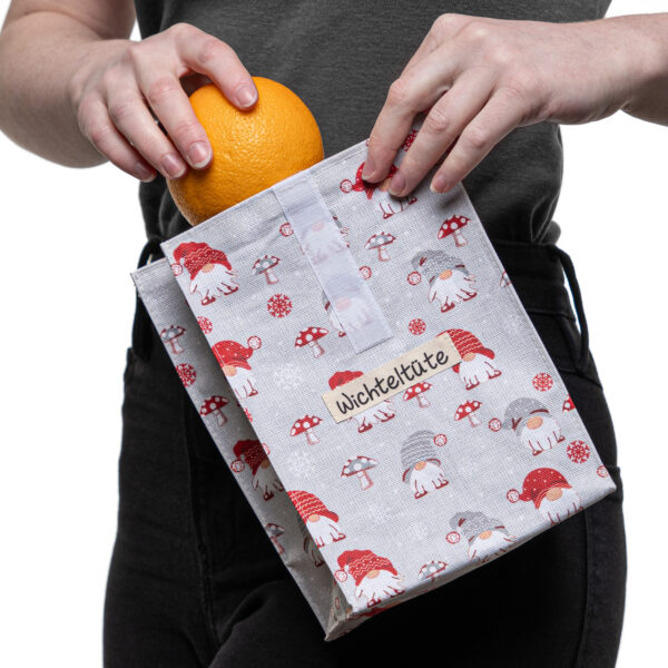 Snackbag "Wichteltüte" Motiv kleine Wichtel S-20 – Bild 5