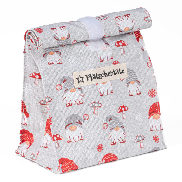 Snackbag "Plätzchentüte" Motiv kleine Wichtel S-18 – Bild 3