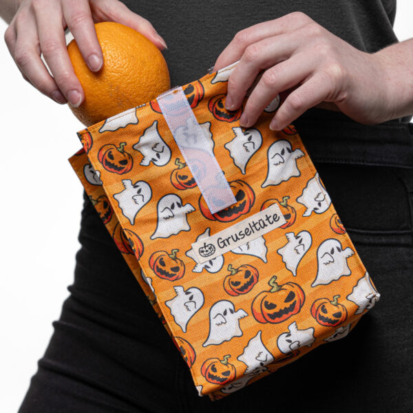 Snackbag "Gruseltüte" Motiv Kürbis Halloween S-17 – Bild 4
