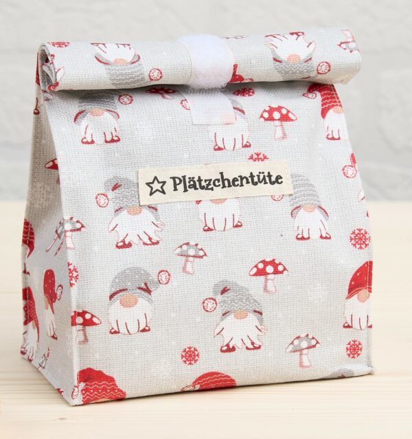 Snackbag "Plätzchentüte" Motiv kleine Wichtel S-18
