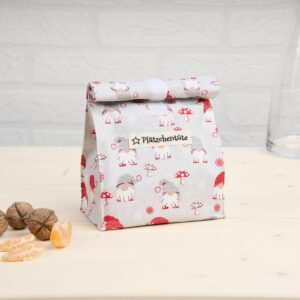 Snackbag "Plätzchentüte" Motiv kleine Wichtel S-18