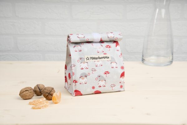 Snackbag "Plätzchentüte" Motiv kleine Wichtel S-18 – Bild 2