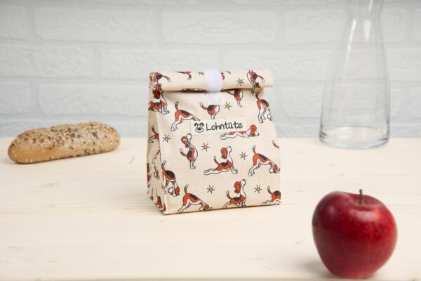 Snackbag "Lohntüte" Motiv Hundejoga S-16 – Bild 2