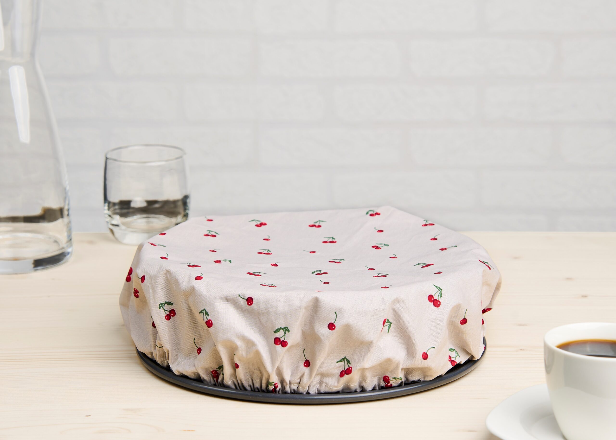 Abdeckhaube XL Single grau Kirschen