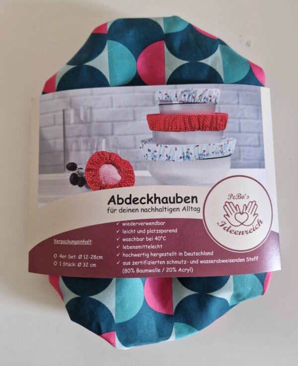 Abdeckhauben 4er Set - rosa Blümchen (Kopie) (Kopie) – Bild 2