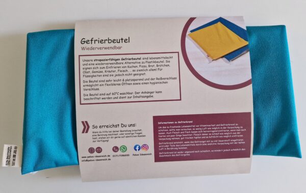 Gefrierbeutel Set  Gr. S + M -zero waste- G-11 – Bild 3