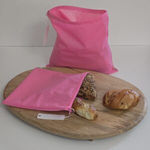 Gefrierbeutel Set  Gr. S + M -zero waste- G-14 rosa