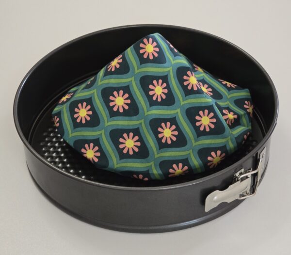 Abdeckhaube XL Single grün Blümchen – Bild 4