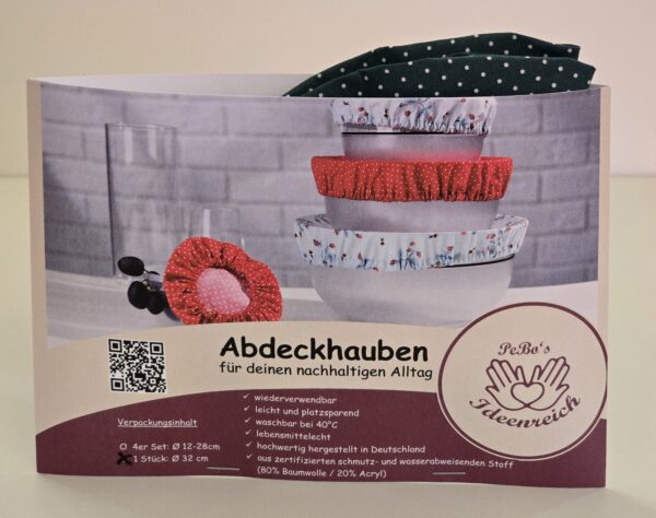 Abdeckhaube XL Single grüne Pünktchen – Bild 2