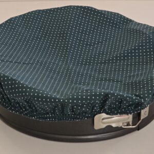 Abdeckhaube XL Single grüne Pünktchen