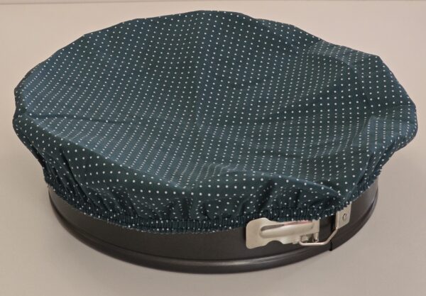 Abdeckhaube XL Single grüne Pünktchen