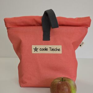 Thermobag "coole Tasche"  Farbe uni koralle