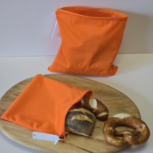 Gefrierbeutel Set  Gr. S + M -zero waste- orange
