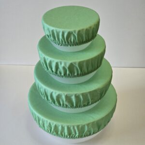 Abdeckhauben 4er Set - uni mint